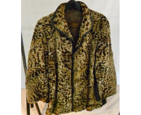 Ladies vintage fur jacket with 'Harvey Nichols Knightbridge' label