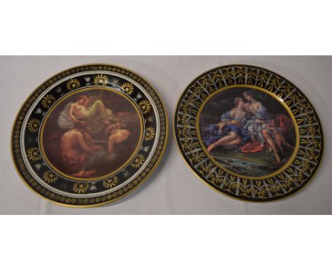 2 ceramic chargers 
