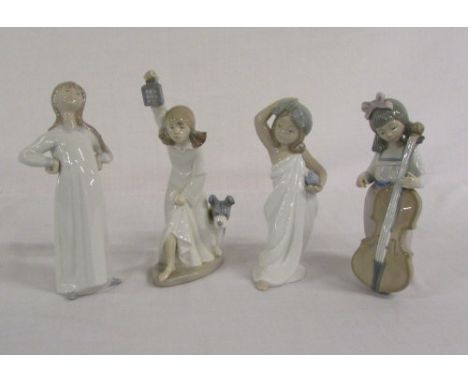 4 Lladro/Nao figurines