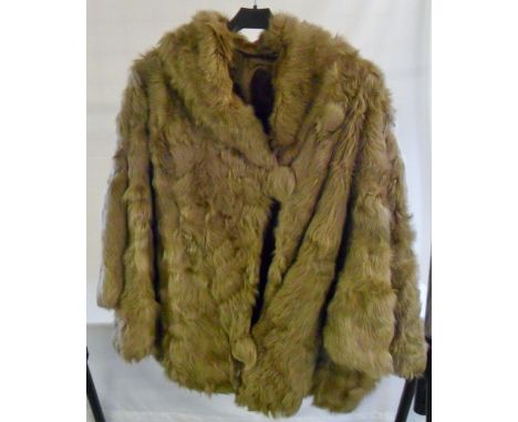 Ladies vintage fur cape