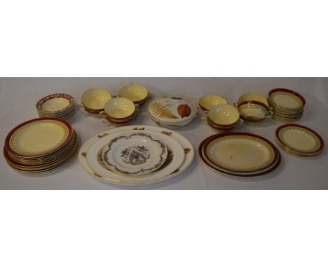 Various ceramics including a Royal Worcester tureen, part dinner service marked 'Nare Adderley Ltd' etc