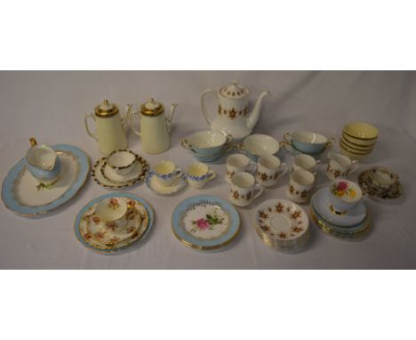 Spode plates, Paragon part tea service and various other cups and saucers