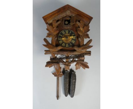 A Black Forest Two Weight Cuckoo Clock 