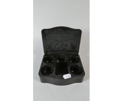 An Early 20th Century Bakelite Coin Box Inscribe for the British Engine Boiler and Electrical Insurance Company Ltd, 15cm Wid