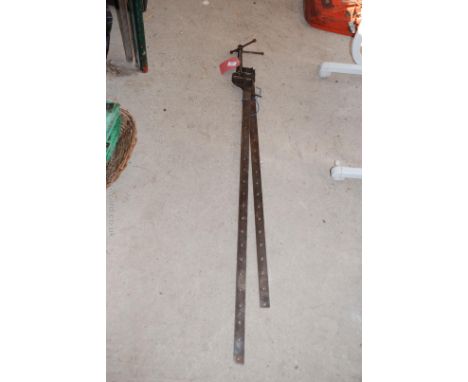 Pair of record sash cramps 4'.