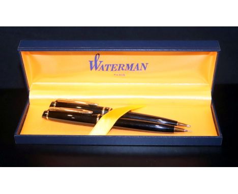 Waterman Pen And Pencil Set In Fitted Case