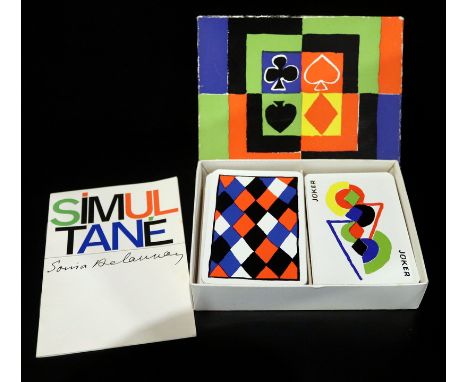 Simultane Playing Cards By Sonia Delaunay 1964