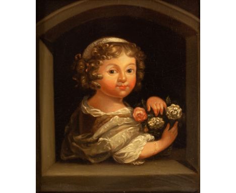 After Caspar Netscher/Rosetta /dated 1823/oil on panel, 24.5cm x 20.5cm CONDITION REPORT: Condition information is not usuall