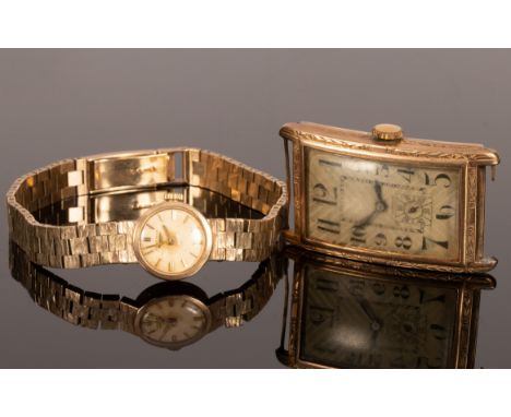 Cartier Tank Louis Mini 18K Yellow Gold Diamond Ladies Watch 1360