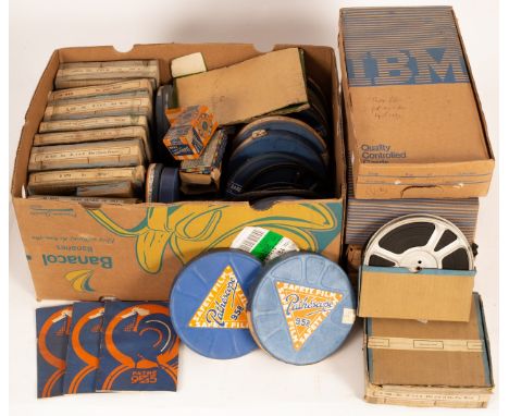 A collection of Pathescope 8.5mm film, black and white, silent and various cine cameras etc. CONDITION REPORT: Condition info