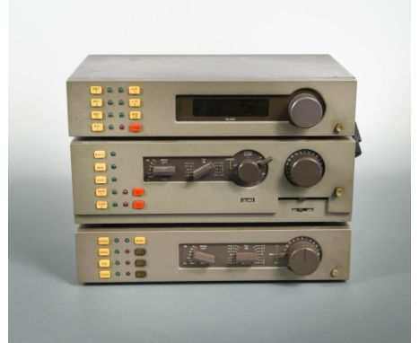 A quantity of mostly Quad hifi equipment, to include a 66 preamplifier, a 66 FM tuner, a 66 CD player, a control panel, an FM