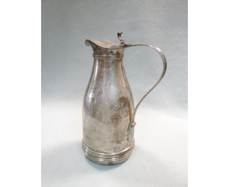 Ricci &amp; Co, Allesandria, a 20th century Italian metalwares insulated jug, of conical form with reeded base, the shaped an