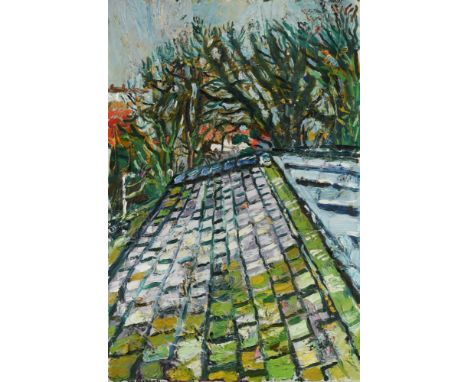 § John Bratby, RA (British, 1928-1992) Fog Over West Hill From the Cunda, 21st January 1979 signed and dated 'John Bratby / 1