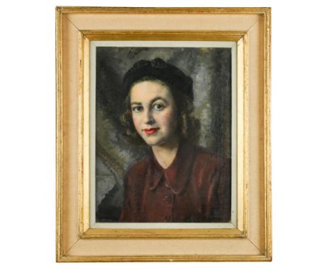 § Hilda Elizabeth Kidman, ASWA (British, 1891-1980) Portrait of a young woman signed 'H Kidman' (lower right) oil on canvas 4