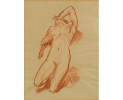 § Charles Robinson Sykes (British, 1875-1950) Nude studies red chalk on buff paper (a pair) 40 x 30cm (16 x 12in) Other Notes