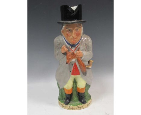 A Wilkinson Royal Staffordshire Pottery toby jug depicting Sir John Peel marked on the base 'Born 1776 "D'ye Ken John Peel" d