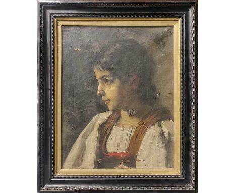Portrait of a girloil on canvas45 x 35cm