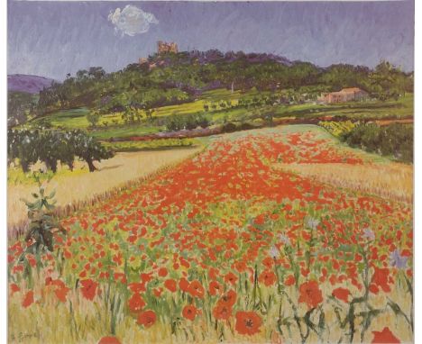 Fredrick Gore CBE RA (1913-2009)A Field of Poppies, Lacostesigned 'F Gore' (lower right) and numbered 1/250lithograph; unfram