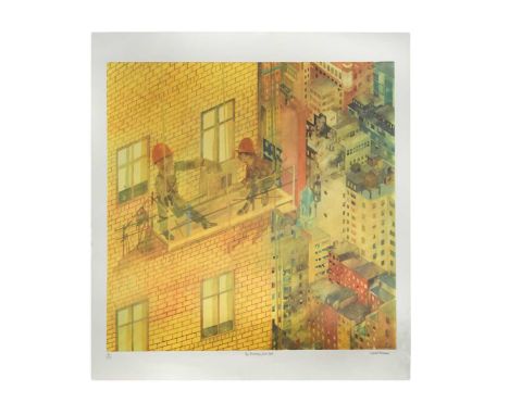 Leonard Rosoman The Backdrop, New Yorksigned 'Leonard Rosoman' (lower right), numbered 2/250 lithograph; unframed74 x 67.5cm