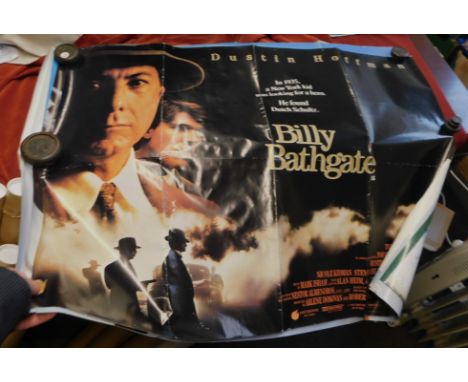 Film Posters (5) 'All I Want For Christmas' starring Jamie Sheridan, a double sided poster. Measures 10cm x 76cm, 'Billy Bath