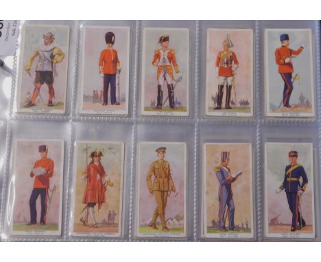 Teofani &amp; Co Ltd &amp; United Kingdom Tobacco Co Ltd (2 Full Sets) Past &amp; Present A Series 1938 The Army with Frame L