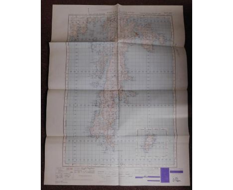 Scotland War office Edition - ordnance Survey - sheet 4, south mainland (Shetland Islands) folded, mint condition, Fair Isle 
