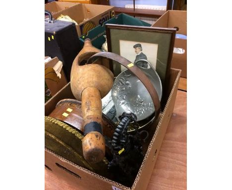 Box of assorted including a Yoke, Spy print etc.