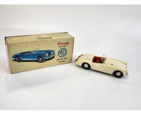 Triang 1/20 scale battery operated MG Series MGA 20cm, with original box.