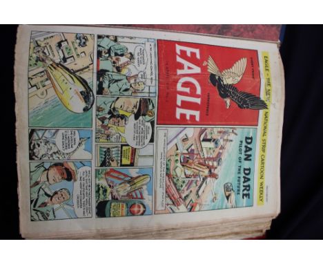 Eagle Comic, First year, complete No. 1-52 inclusive, bound in single volume without defacing comic 
