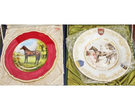 A boxed Spode limited edition plate Brigadier Gerard....Winner of 17 races from 18 starts, No. 111 of 250, with certificate; 