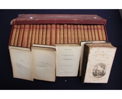 Charles Dickens & Son Ltd - 1848 Bradbury & Evans 1st edition - half leather (loose board) and some rubbing, frontispiece and