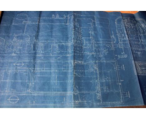 A quantity of large scale locomotive blueprints for various loco including LNER 0-8-0T 