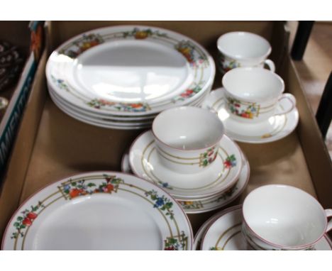 A Villeroy and Boch twenty piece set, comprising four cups, four saucers, four side plates, four dessert plates and four dinn