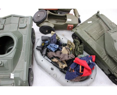 A quantity of Action Man vehicles and outfits 