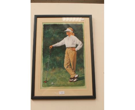 A painting by the Canadian artist 'The Art of Golf - The First Tee' - Glen Green.