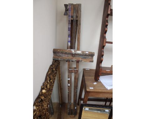 A large studio easel 