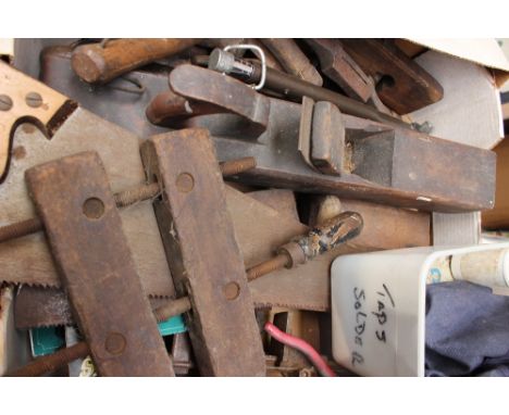 A box of vintage tools 
