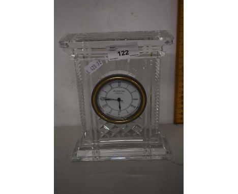 A Waterford Crystal mantel clock