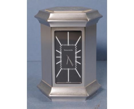 Tiffany electric clock 12.5cm high