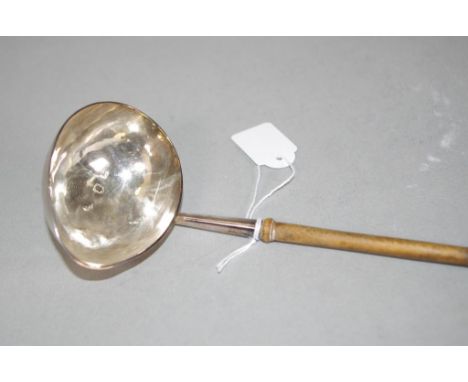 George III sterling silver toddy ladle, hallmarked London 1813