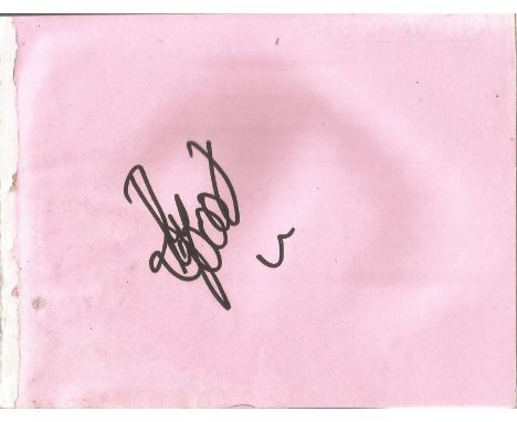 Entertainment small autograph book. 35 signatures.  Includes Roy Wood, Ralf Little, Alan Carr, Garry Marshall, Martha Tilston