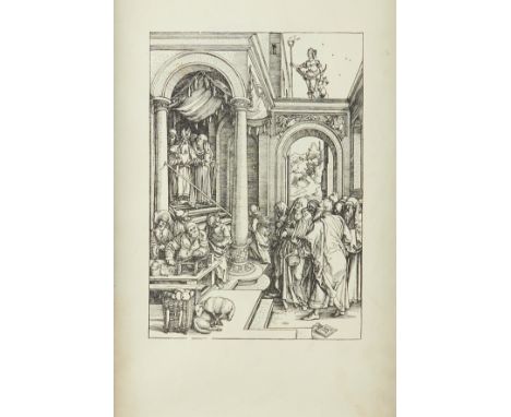 Albrecht Durer (German, 1471-1528). Woodcut on paper from the Latin text edition of 1511 titled "The Presentation of the Virg