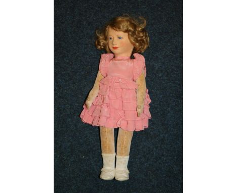 Chad Valley Princess Elizabeth doll, boxed, and other dolls.  Additional images added