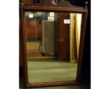 Decorative wood framed mirror