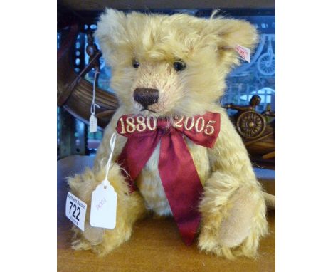 Commemorative Steiff teddy bear celebration plush teddy bear