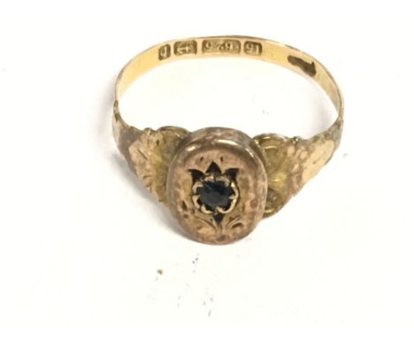 15ct gold rings. 1.70g