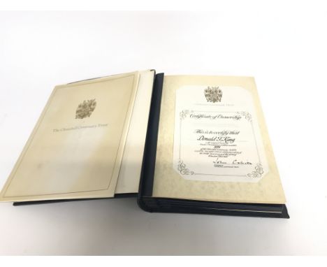 An album containing gold plated sterling silver medals for 100th anniversary of the birth of Winston Churchill. 24 medals tot