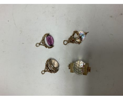 4 x 9 carat gold fobs