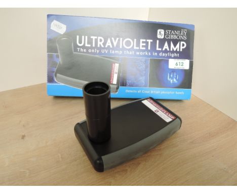 STANLEY GIBBONS DUAL WAVE UV LAMP (IN ORIGINAL BOX &amp; PACKAGING)   Invaluable tool for spotting those phosphor bands, or r