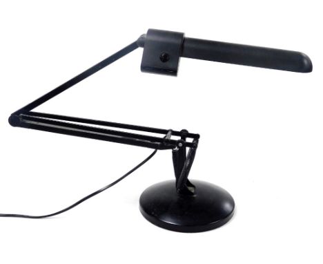 An Anglepoise black desk lamp, model 9TPL.